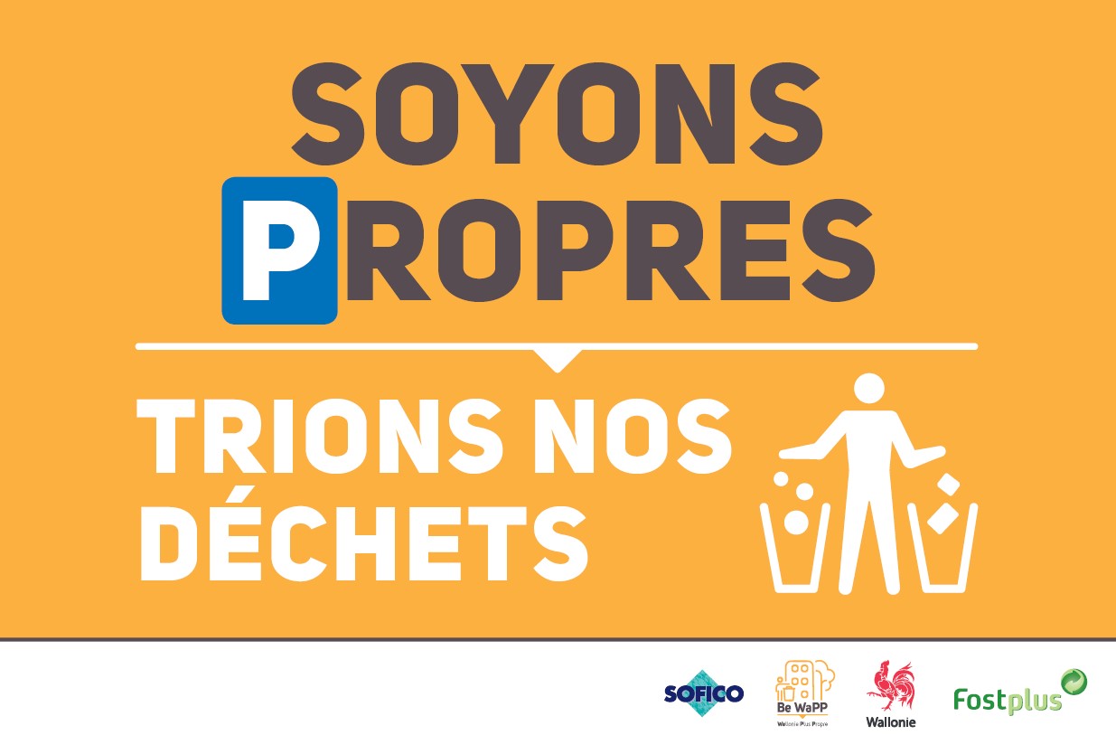 Panneau Soyons propres