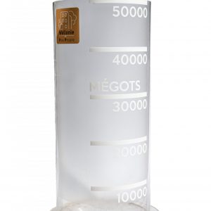 Tube en plexiglas gradué - Petit format (50cm)