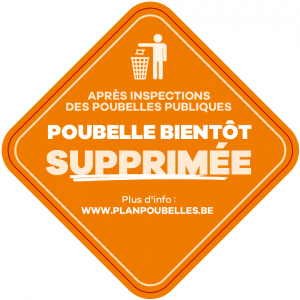 Autocollant "Poubelle bientôt supprimée"