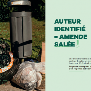 Kit DC - affiche après enlèvement - Poubelle