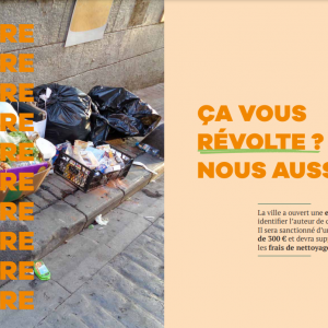 Kit DC - affiche avant enlèvement - Rue