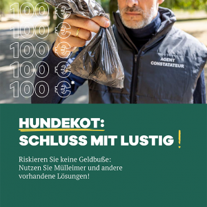 Plakat - Hundekot : Schluss mit lustig !