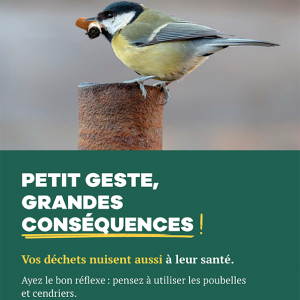 Affiche - Oiseau - Petit geste, grandes conséquences (en français)