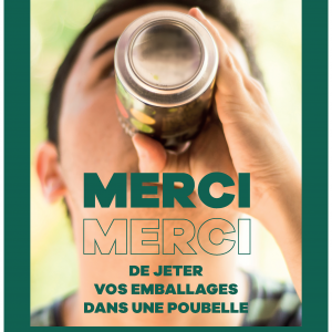 Affiche Commerce Plus Propre - Canette
