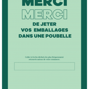 Présentoir Commerce Plus Propre - A4