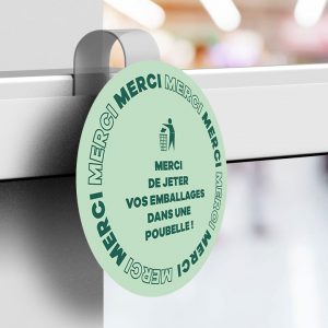 Wobbler Commerce Plus Propre