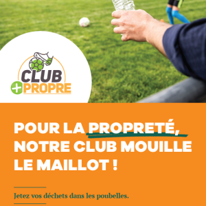 Affiche Bouteille plastique - Club Plus Propre