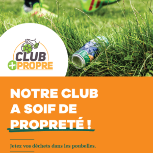 Affiche Canette - Club Plus Propre