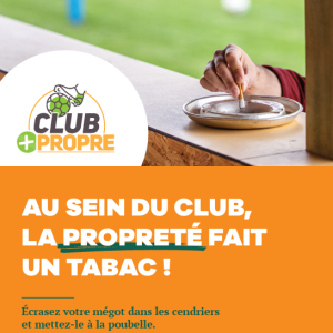 Affiche Mégot - Club Plus Propre