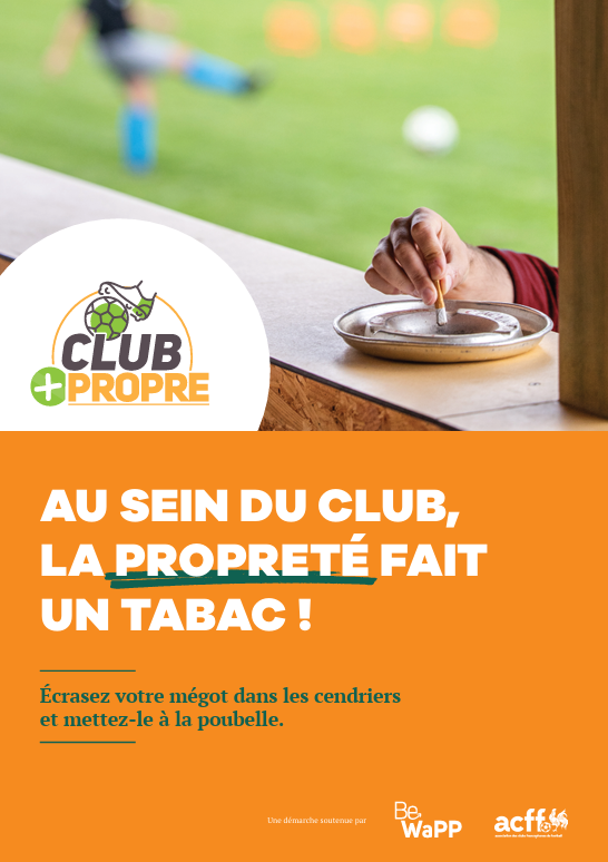 Affiche Mégot - Club Plus Propre