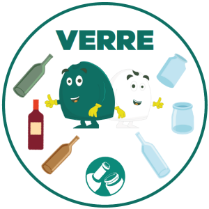 Autocollant Famille Biwy - Verre