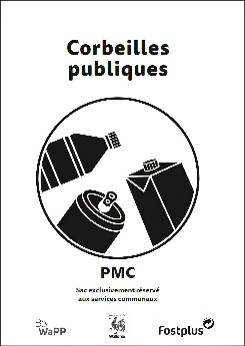 Îlot de tri - Rouleau sacs PMC 100L (20 pièces)